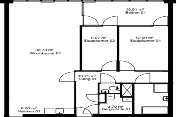 Appartement Markt in Geleen
