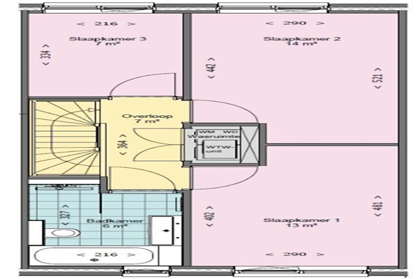Huis Anna Maria van Schurmanlaan in Almere