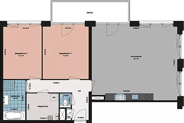 Appartement Eemlandstraat in Amsterdam