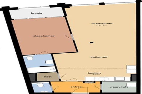 Appartement Koningsplein in Amsterdam