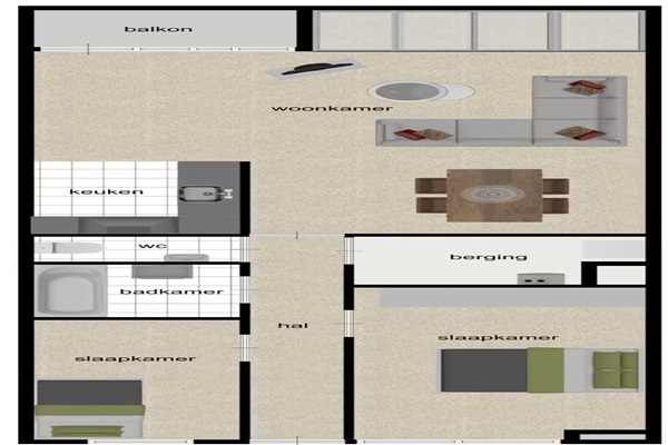 Appartement Volksplein in Maastricht