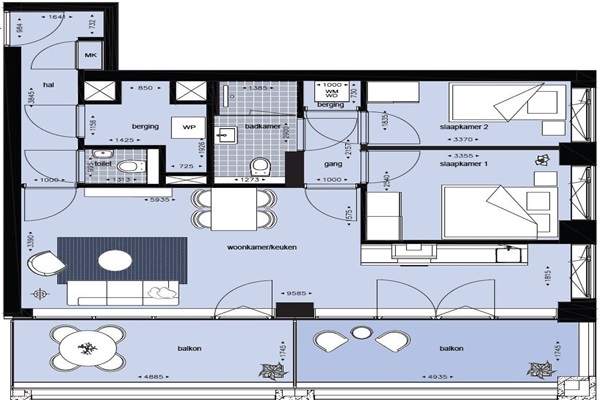 Appartement Oostenburgermiddenstraat in Amsterdam
