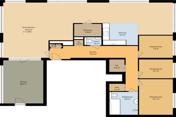 Appartement IJdoornlaan in Amsterdam