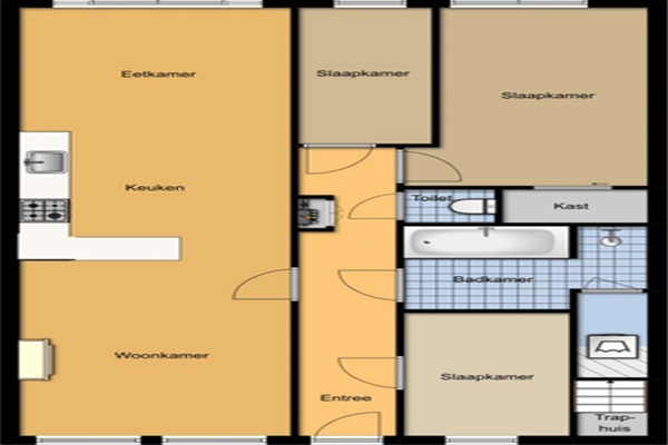Appartement Laing's Nekstraat in Amsterdam