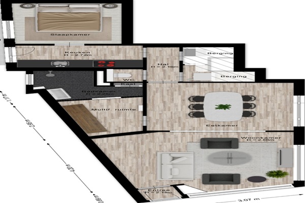 Appartement Bisschopsplein in Utrecht