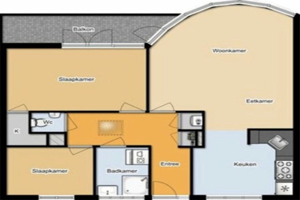 Appartement Generaal Maczekstraat in Breda