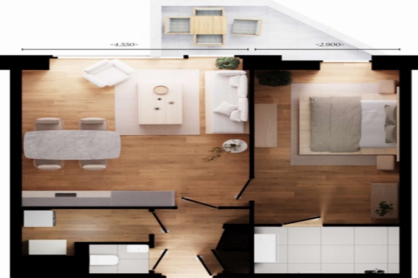 Appartement Grasweg in Amsterdam