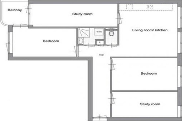 Appartement Bernard Shawsingel in Amsterdam