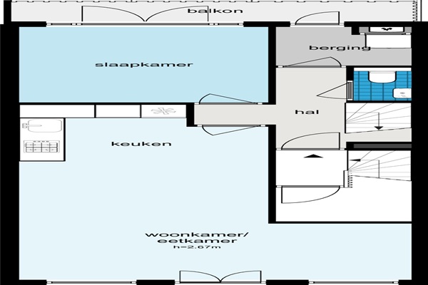Appartement Wilhelminastraat in Amsterdam