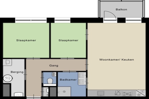 Appartement Dommelstraat in Deventer
