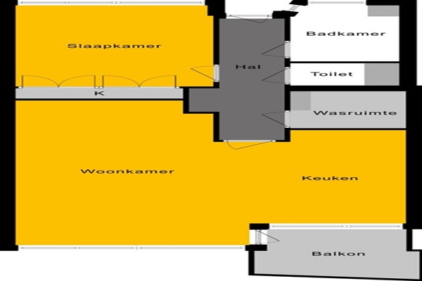 Appartement Kruiskade in Rotterdam