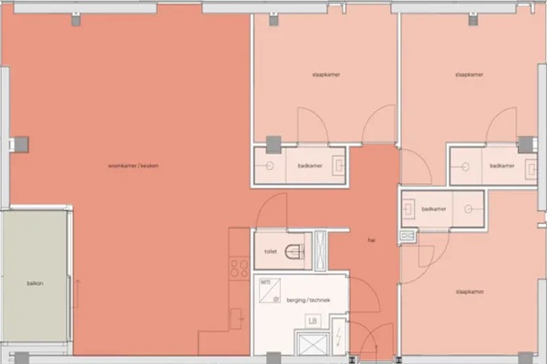 Appartement Stationsplein in Almere