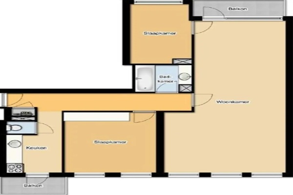 Appartement Van Nijenrodeweg in Amsterdam