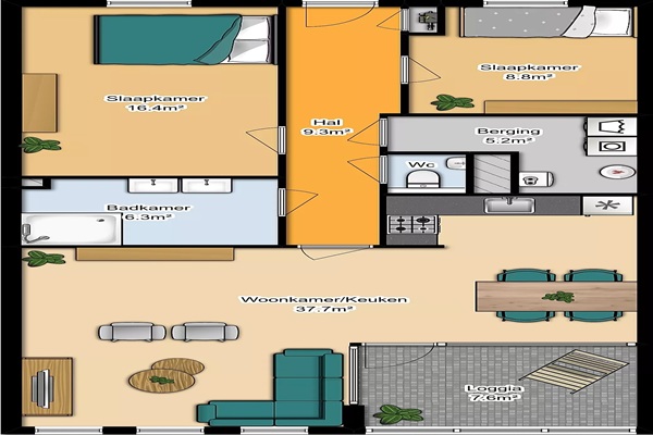 Appartement Stationslaan in Breda