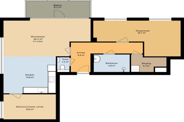Appartement IJdoornlaan in Amsterdam