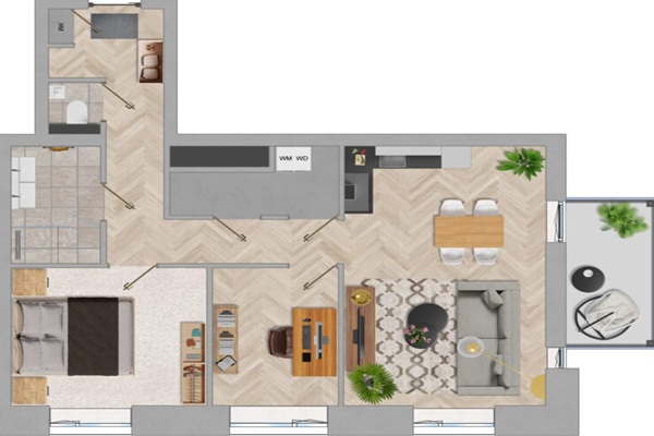 Appartement Plesostraat in Amsterdam