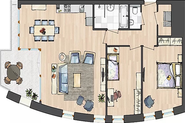 Appartement Botterboulevard in Haarlem