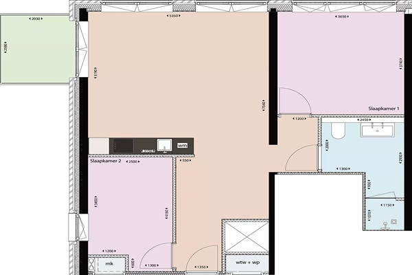 Appartement Omegaplantsoen in Leiden