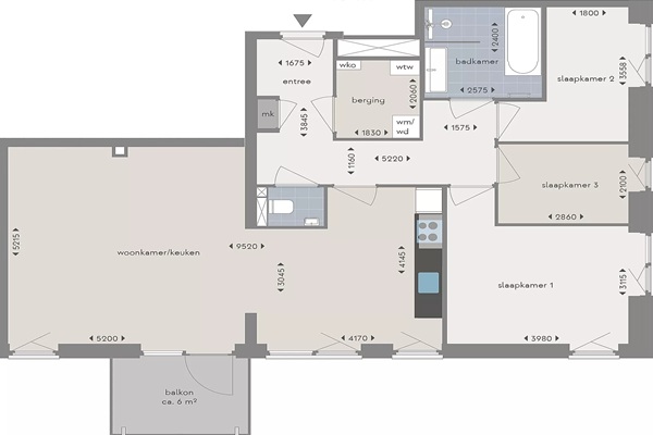 Appartement Maria Vincentiastraat in Delft