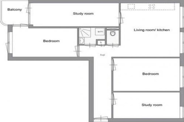 Appartement Bernard Shawsingel in Amsterdam