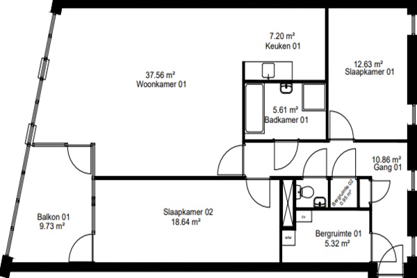 Appartement Markt in Geleen