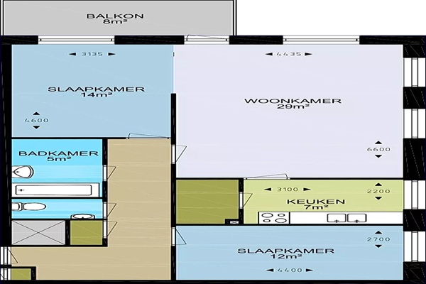 Appartement Hogewerf in Amsterdam