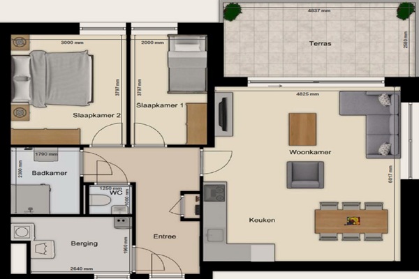 Appartement Uithof in Almere