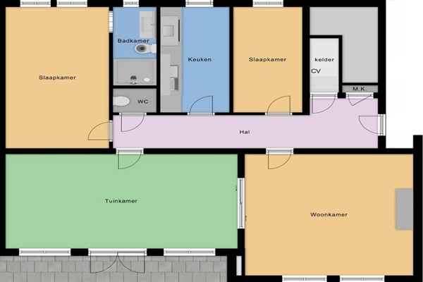 Appartement Duivelsbruglaan in Breda