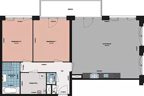 Appartement Eemlandstraat in Amsterdam
