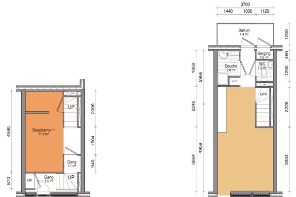 Appartement Vrouw-Jannestraat in Rotterdam