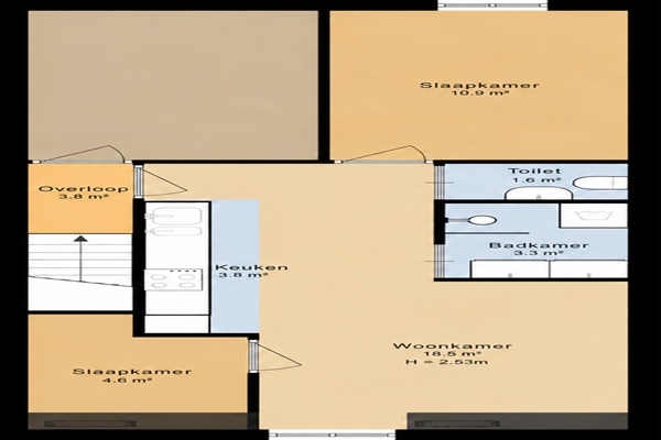 Appartement Ruyschstraat in Amsterdam