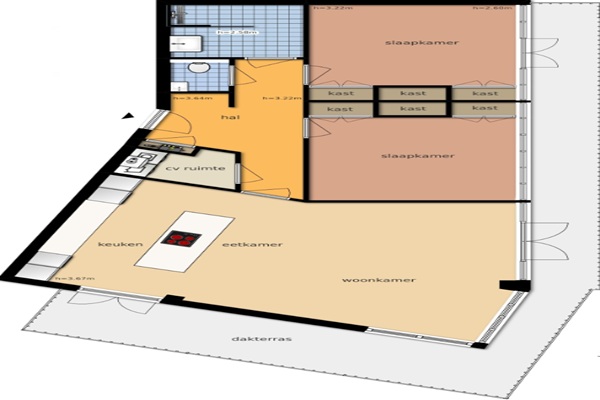 Appartement Oudegracht in Alkmaar