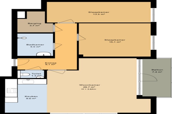 Appartement IJdoornlaan in Amsterdam