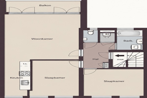 Appartement Haarlemmerdijk in Amsterdam