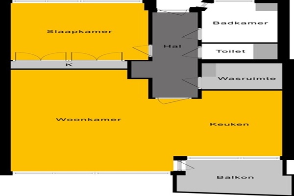 Appartement Kruiskade in Rotterdam