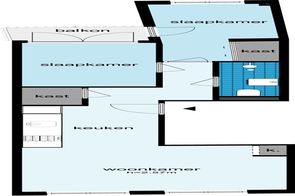 Appartement Bellamystraat in Amsterdam