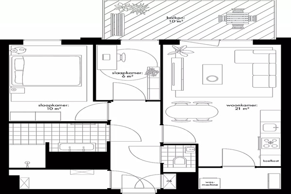 Appartement Hiraistraat in Amsterdam