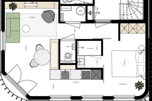Appartement Johan de Wittstraat in Dordrecht