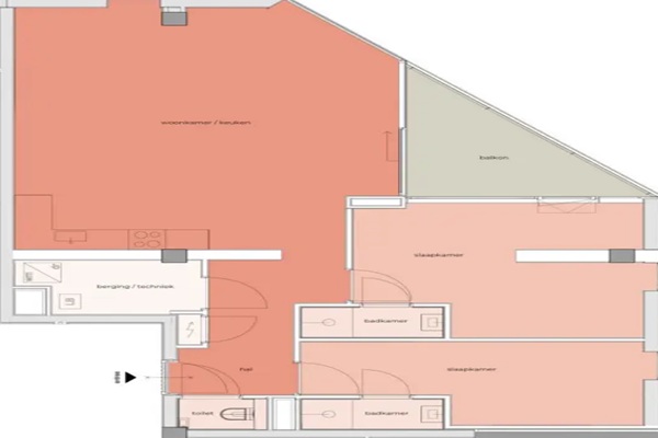 Appartement Stationsplein in Almere