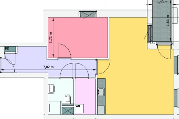 Appartement Koopvaardijstraat in Tilburg