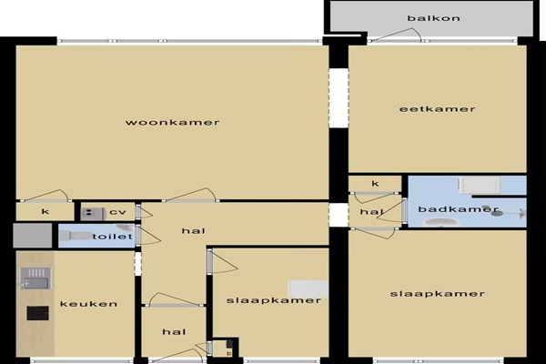Appartement Schuilingsoord in Rotterdam