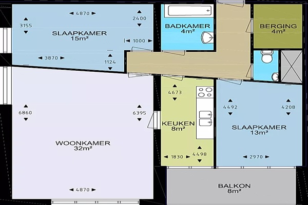 Appartement Wittgensteinlaan in Amsterdam