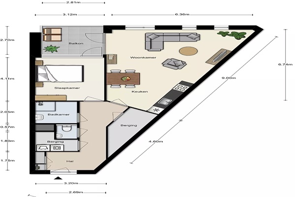 Appartement Meerzand in Eindhoven