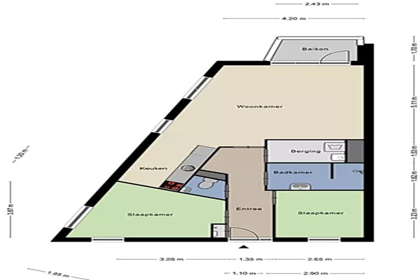 Appartement Olof Palmeborg in Schiedam