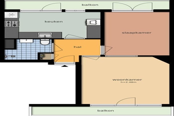 Appartement Granaatstraat in Amsterdam