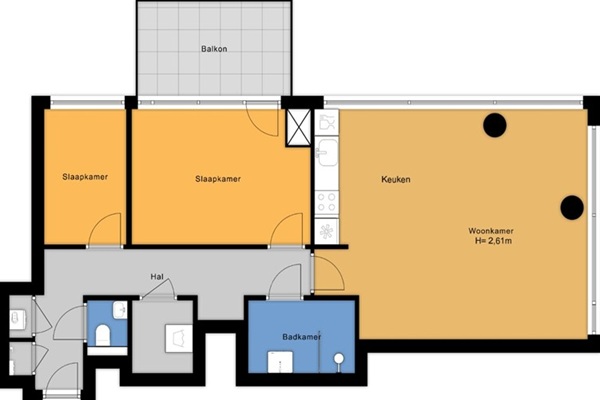 Appartement Baan in Rotterdam