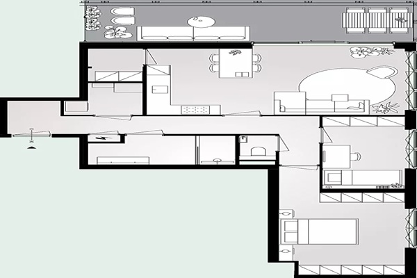 Appartement Spadinalaan in Amsterdam