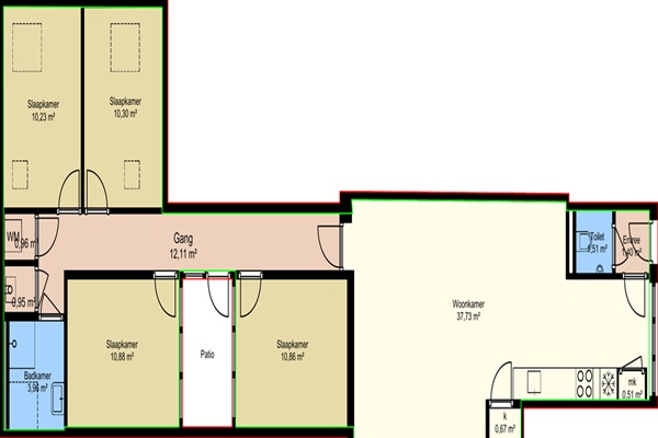 Appartement Erasmusstraat in Rotterdam