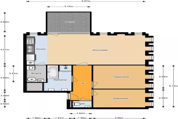 Appartement Westerdoksdijk in Amsterdam